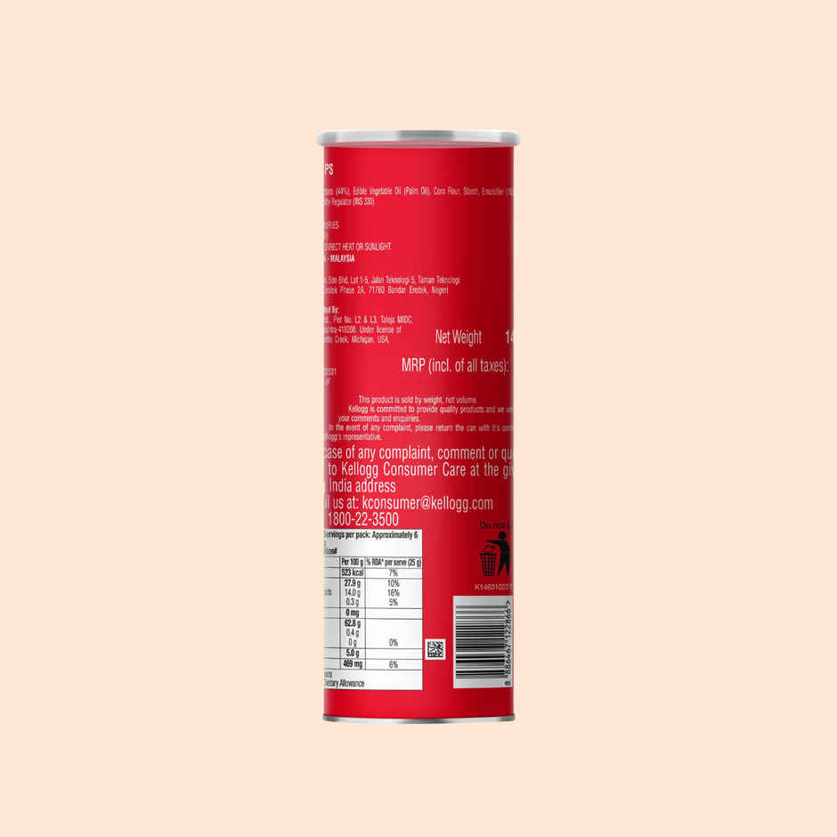 Pringles Potato Chips Original Flavour | Crunchy & Classic