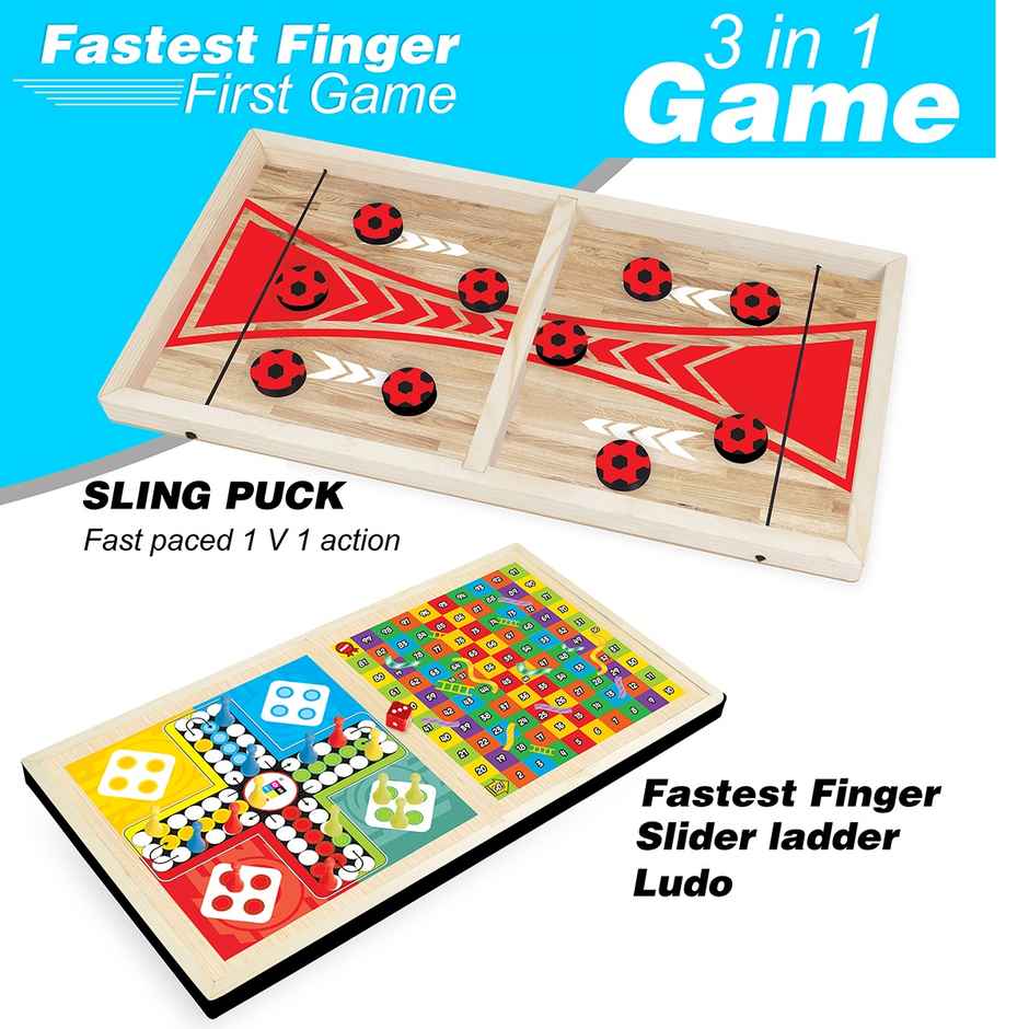 ITOYS Fastest Finger First Game- 3 In 1 0xc0060ef218 (Assorted)