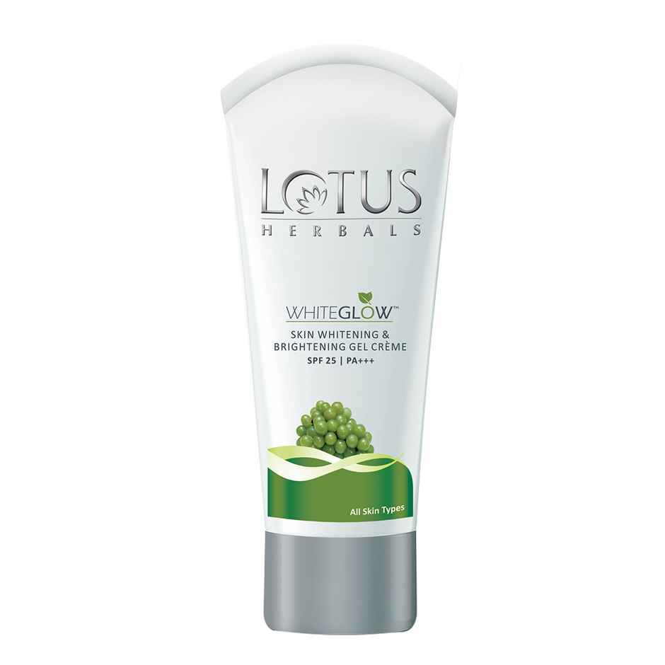 Lotus Herbals Whiteglow Skin Whitening & Brightening Gel Cream SPF-25 I PA+++
