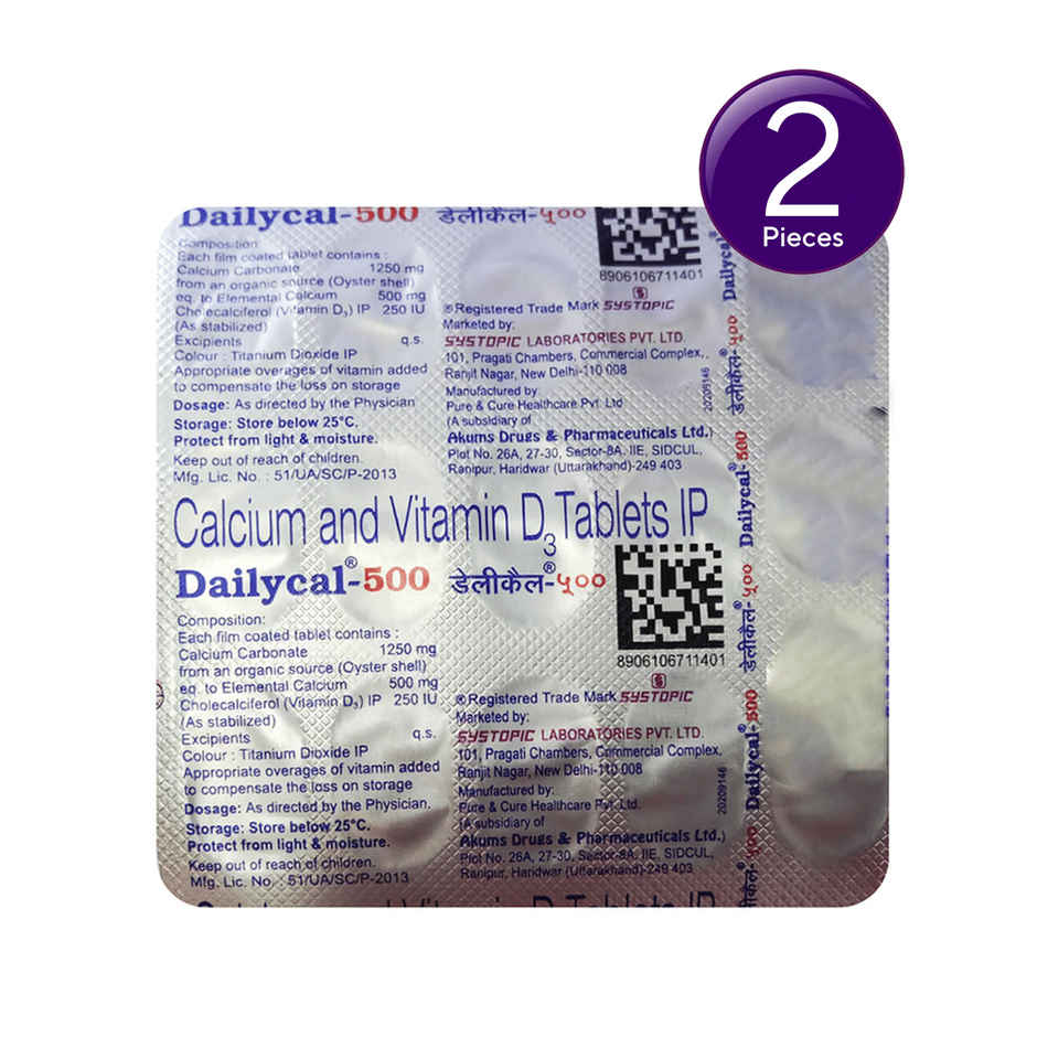 Dailycal-500 Tablet Combo