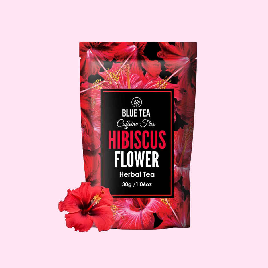Blue Tea - Hibiscus Flower Herbal Tea | Zipper