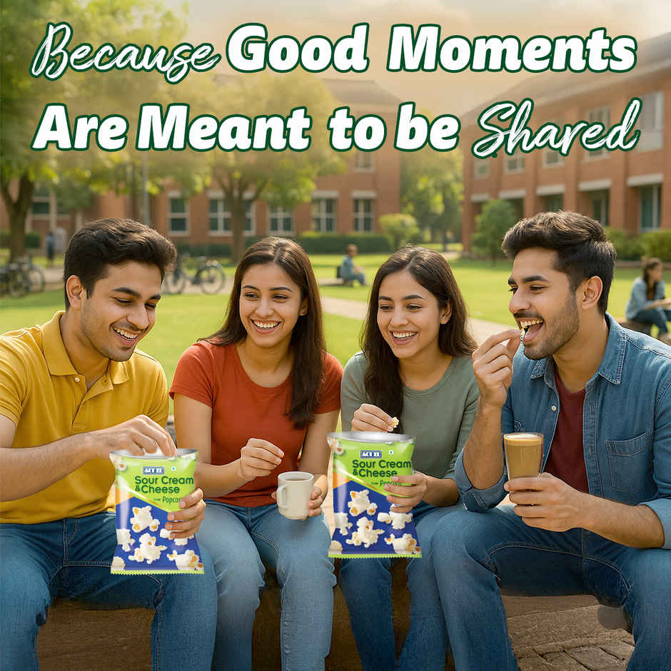 ACT II Ready To Eat Popcorn | Sour Cream & Cheese Flavour | On-the-go Snacks