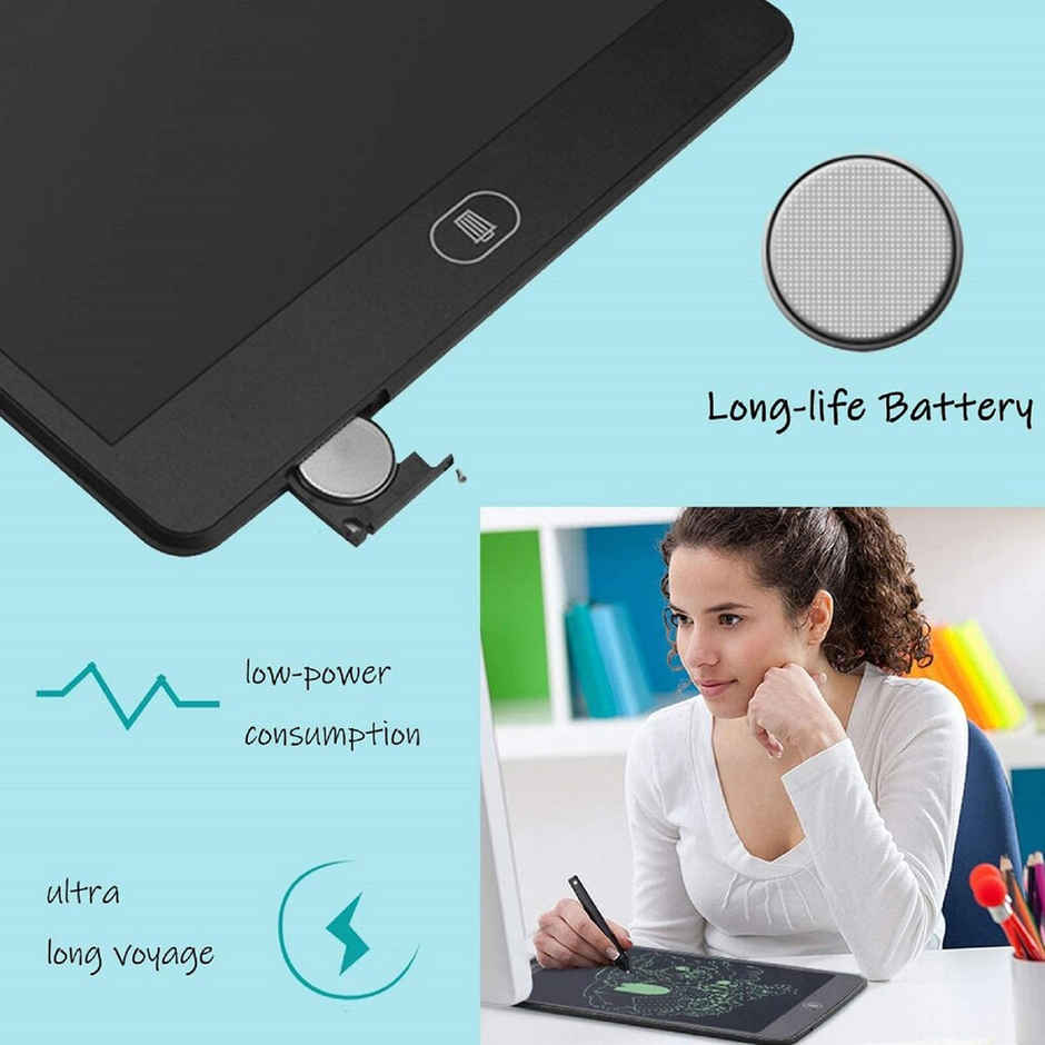 Chrome 12" LCD Writing Tablet For Kids | Electronic Note Pad - Assorted