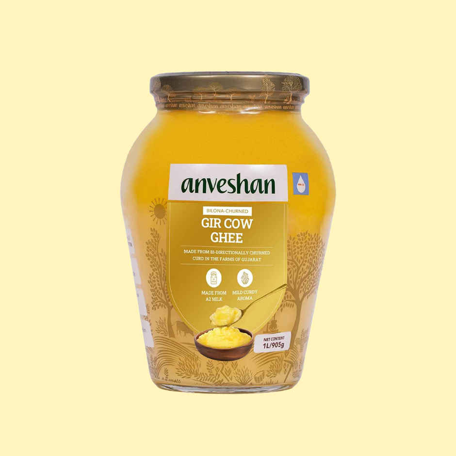 Anveshan A2 Gir Cow Ghee | Bilona Churned