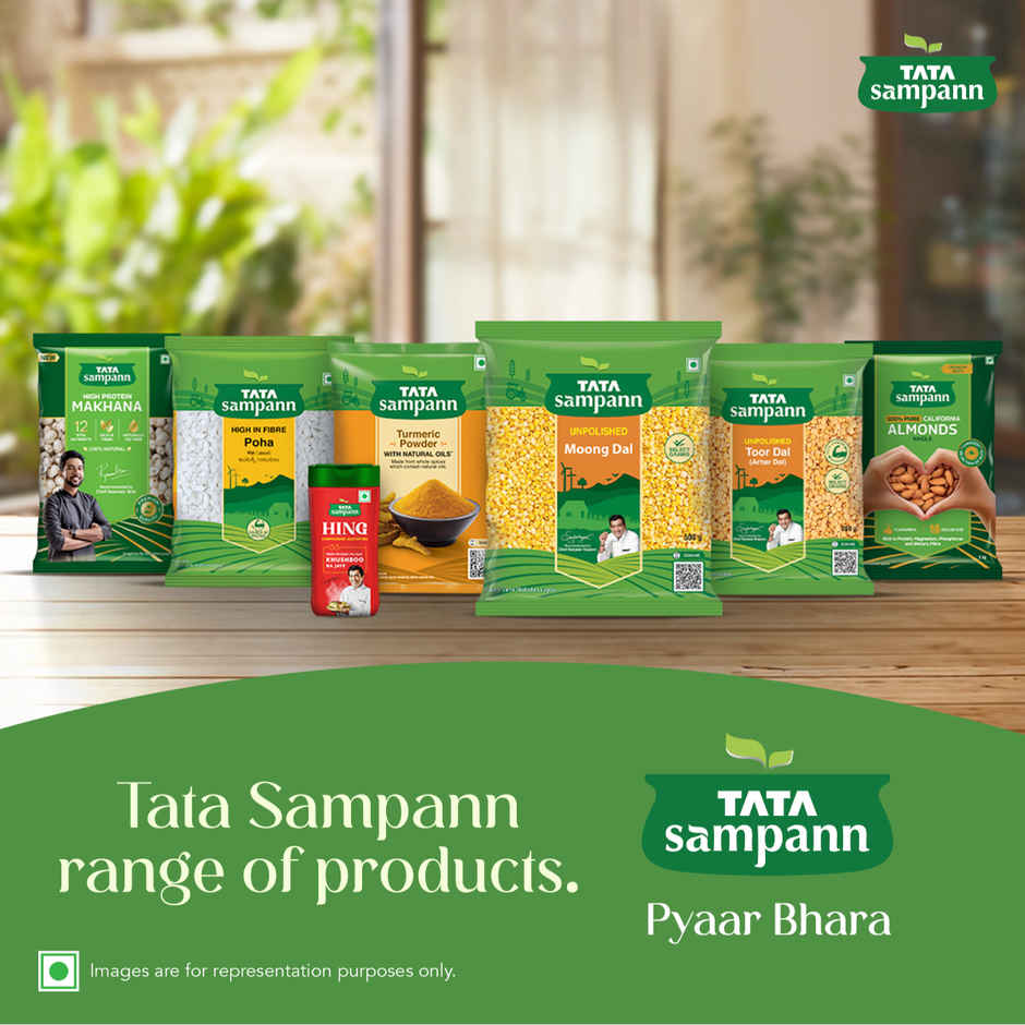 Tata Sampann Unpolished Moong Dal(500gms) & Tata Sampann Unpolished Toor Dal/Arhar Dal(1kg) Combo