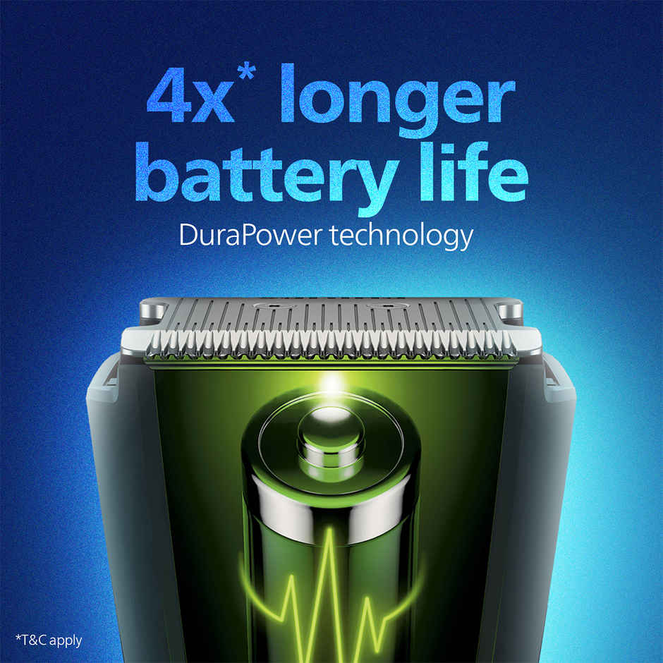 Philips Skin Friendly Cordless Beard & Moustache Trimmer for Men | 10 Length Settings | BT3101/15