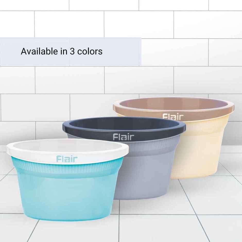 Flair Estella Home Bath Tub 20 L | Grey