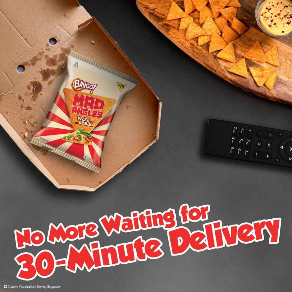 Bingo! Mad Angles Pizza Crisps | Crispy & Flavourful