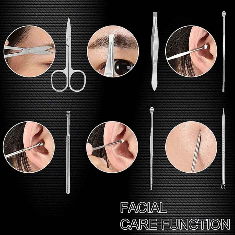 Bronson Professional Manicure And Pedicure Tool Set | 19 In 1 With Storage Case