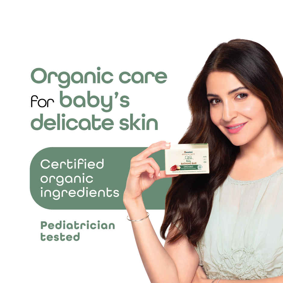 Himalaya Botanique Baby Bathing Bar | Organic | No Tears | Preserves Moisture | pH 5.5