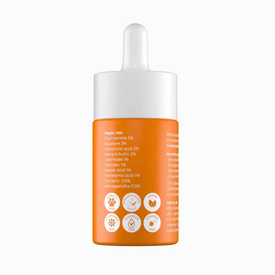 Skinvest Ceo Serum - Multi-Active Skin Potion With 25 Actives | Targets Acne | Pigmentation | Pores
