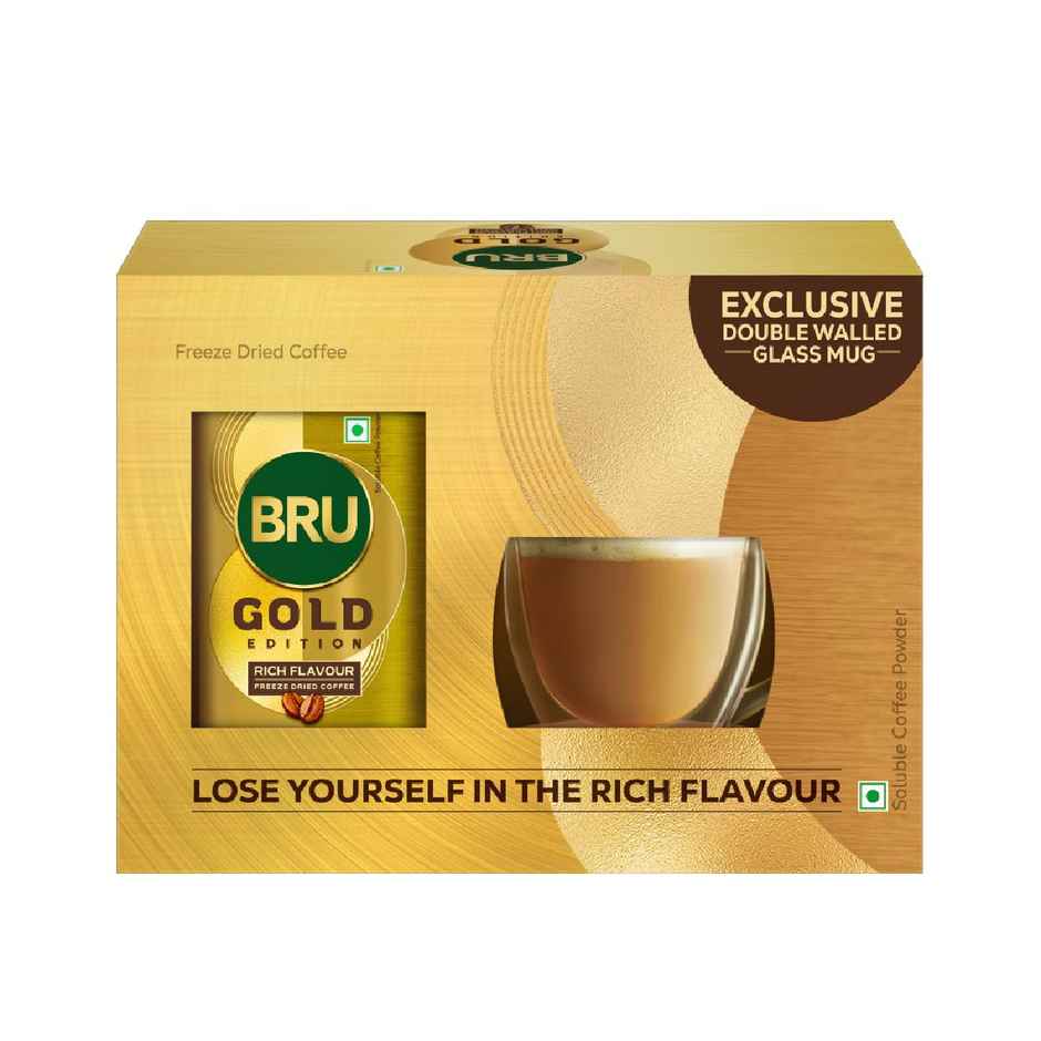 Bru gold Gift set with cup