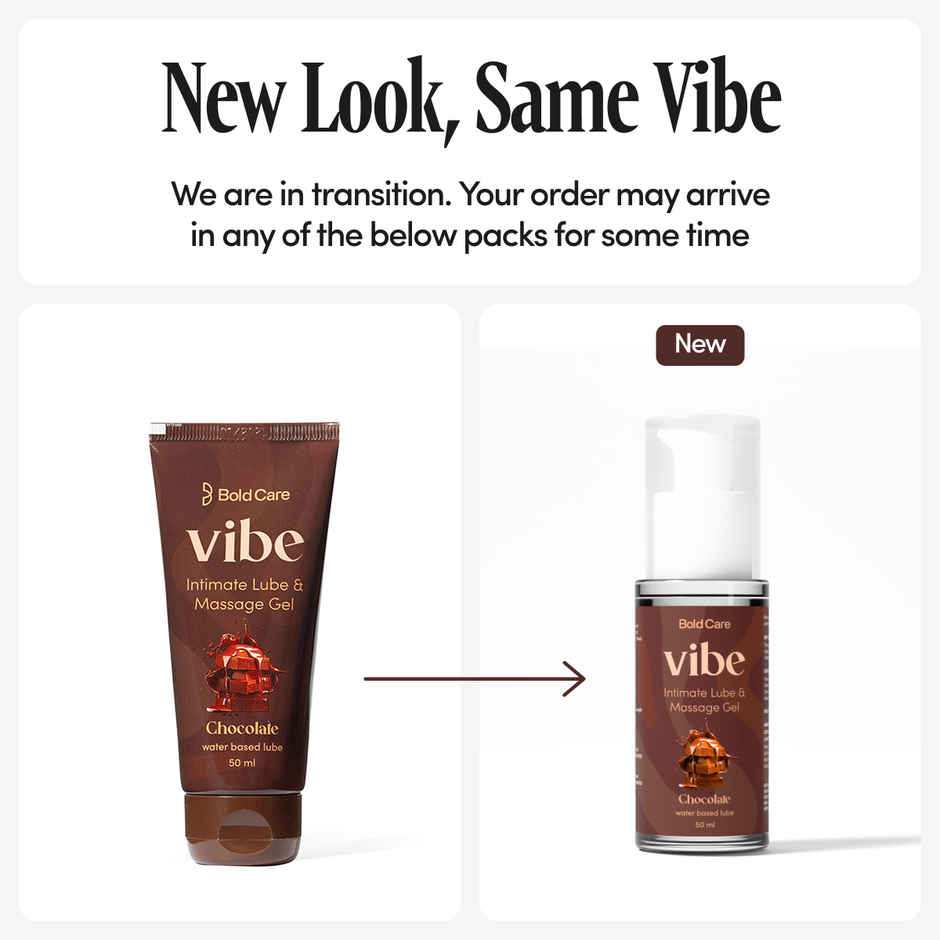Bold Care Vibe Chocolate Water Based Lube