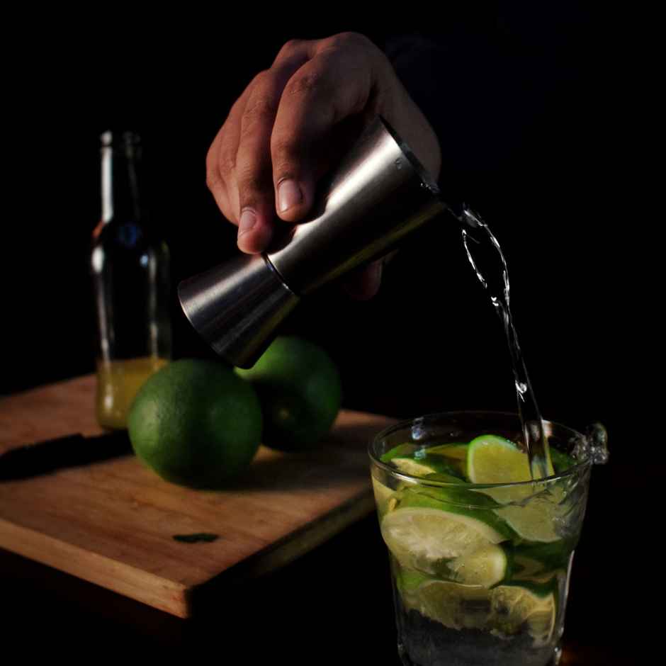 Bar Box Peg Measurer Jigger Cocktail Jigger Measuring Bar Tool Double Side Jigger | 30 & 60 ml