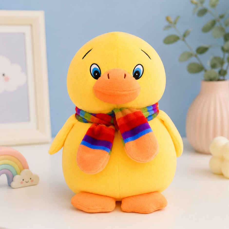 ToyTales Derby Duck Plush Toy | Stuffed Animal Soft Toy | Birthday Gift for Kids | Gift Baby | 25cm