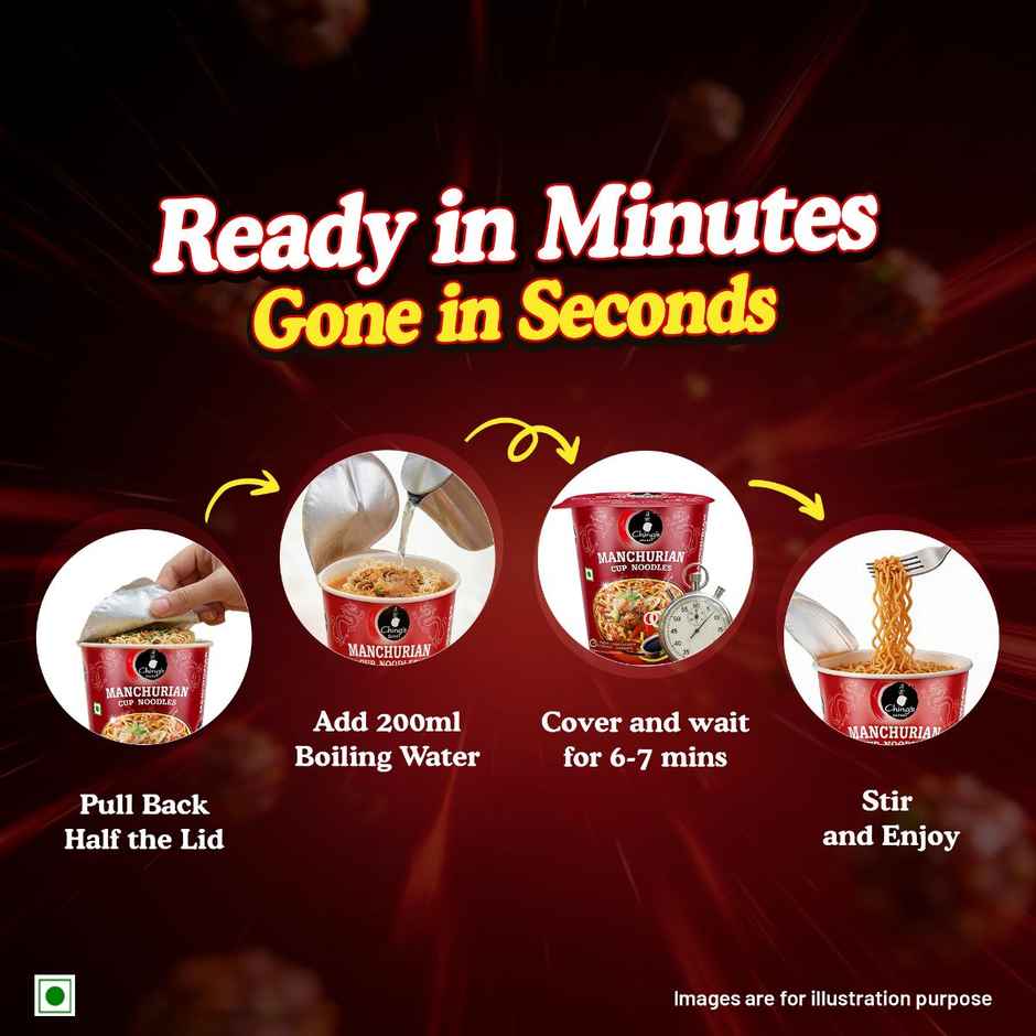 Ching's Secret Manchurian Cup Noodles | Ready in 6-7 minutes | Easy to Make | Pre-Seasoned