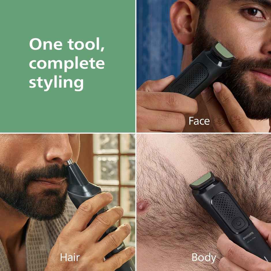 Philips MG3927 15 AllinOne 9in1 Mens Grooming Trimmer with SelfSharpening Steel Blades