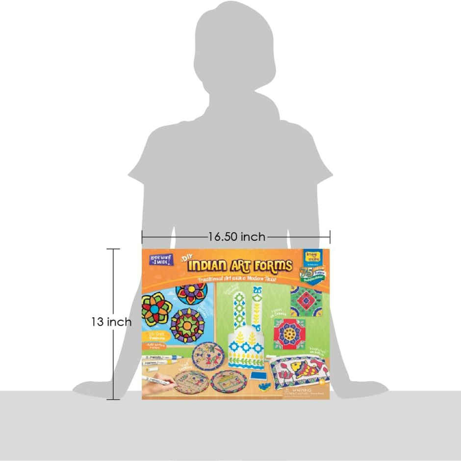 Imagimake Indian Art Forms - Art & Craft Kit | Creative Birthday Gifting Toys for kids (8+ Years)