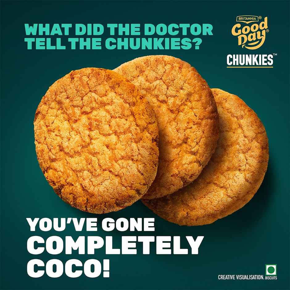 Britannia Good Day Chunkies Coconut Flavoured Biscuits | Combo