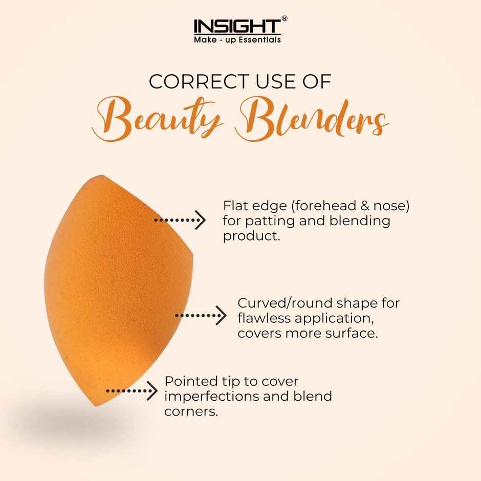 Insight Cosmetics Beauty Blender Sponge Applicator - Orange