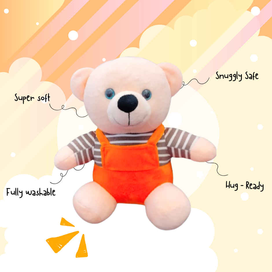 Toytales Cute Teddy Bear Soft Toy | Plushie Stuffed Toys For Kids | Cute Toys