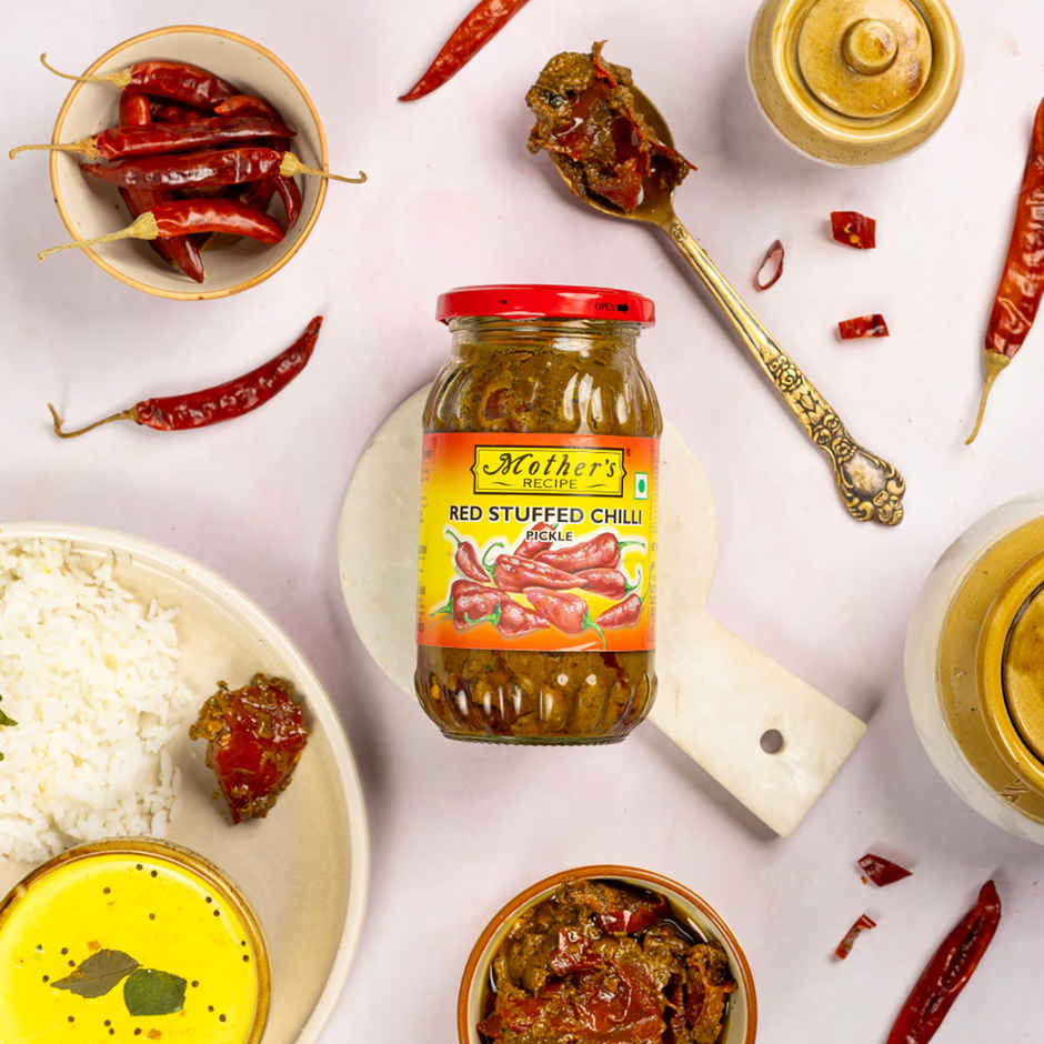Mother's Recipe Pickle - Red Stuffed Chilli