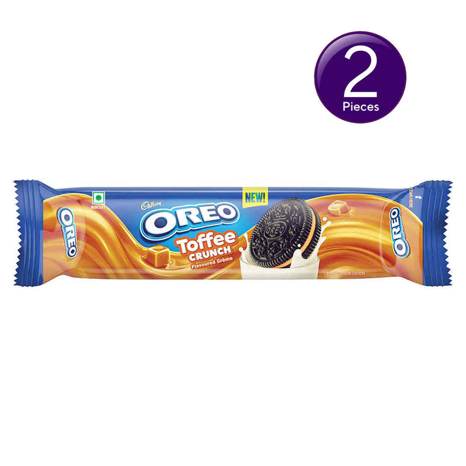 Cadbury Oreo Toffee Crunch Flavour Creme Sandwich Biscuit Combo