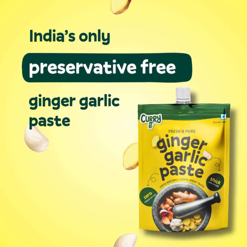 Curryit Preservative Free Ginger Garlic Paste
