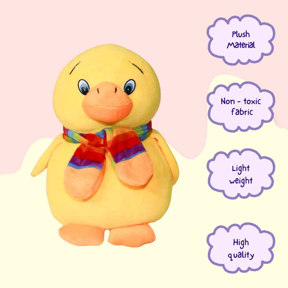 Toytales Derby Duck 25cm |Soft Toy | Plushie Stuffed Toys For Kids | Birthday Gifts | Gift For Kids