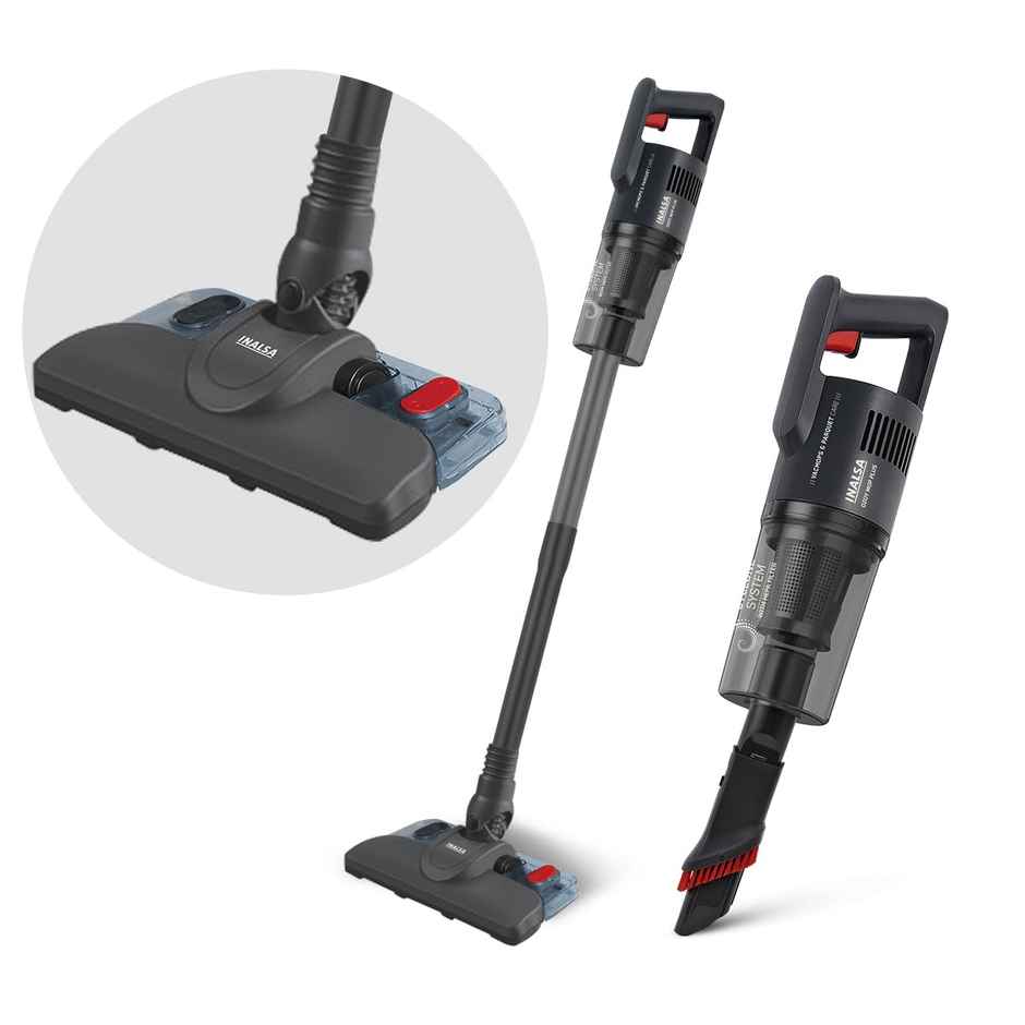 INALSA Vacuum Cleaner Ozoy Mop Plus, 800 W, 16 KPA Suction,5 Level Efficient Filtration