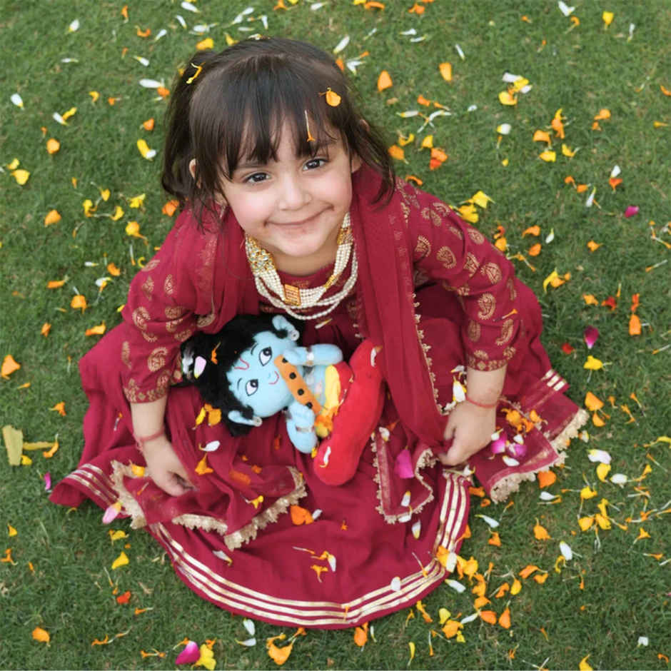 Panda's Box Mantra Chanting Baby Krishna | Small - 23 cm