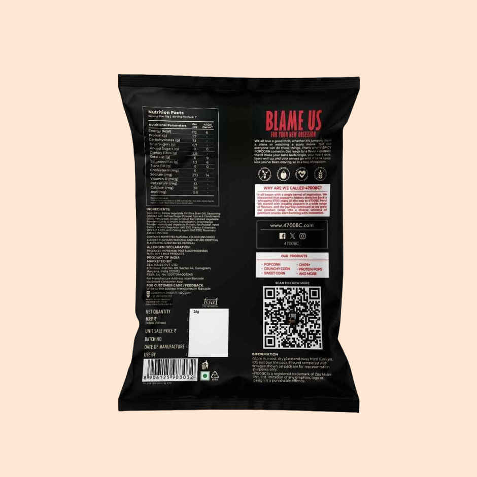 4700BC Devil Popcorn | Jumbo Size | Zero Palm Oil