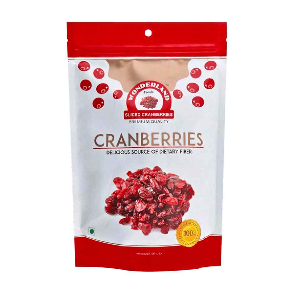 Wonderland Foods Vrat Sliced Dried Cranberries