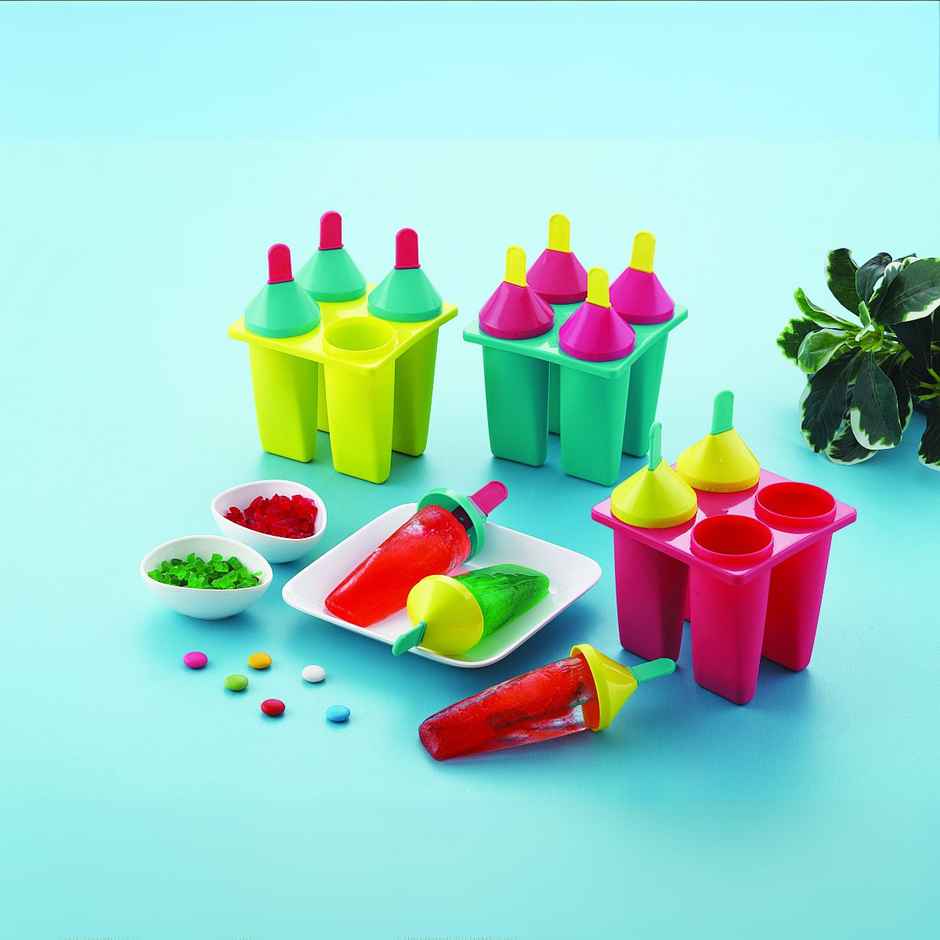 Mastercool New Gelato Kulfi With 4 Cones (Colour May Vary)