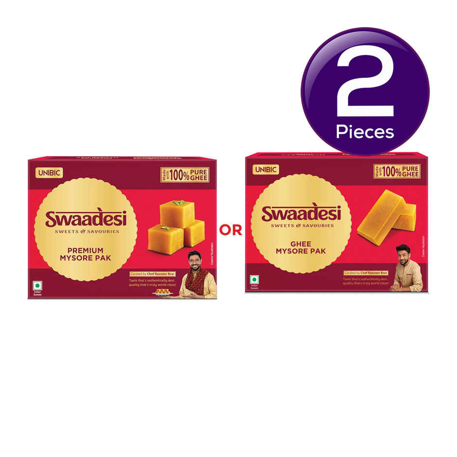 UNIBIC Swaadesi Premium Mysore Pak Box Combo
