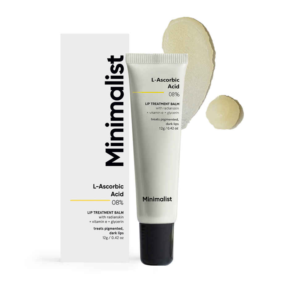 Minimalist 8% L-Ascorbic Acid Lip Treatment Balm for Pigmented & Dark Lips