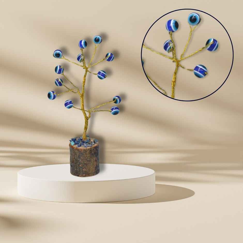 Seetara Evil Eye Crystal Tree - Blue | One Size