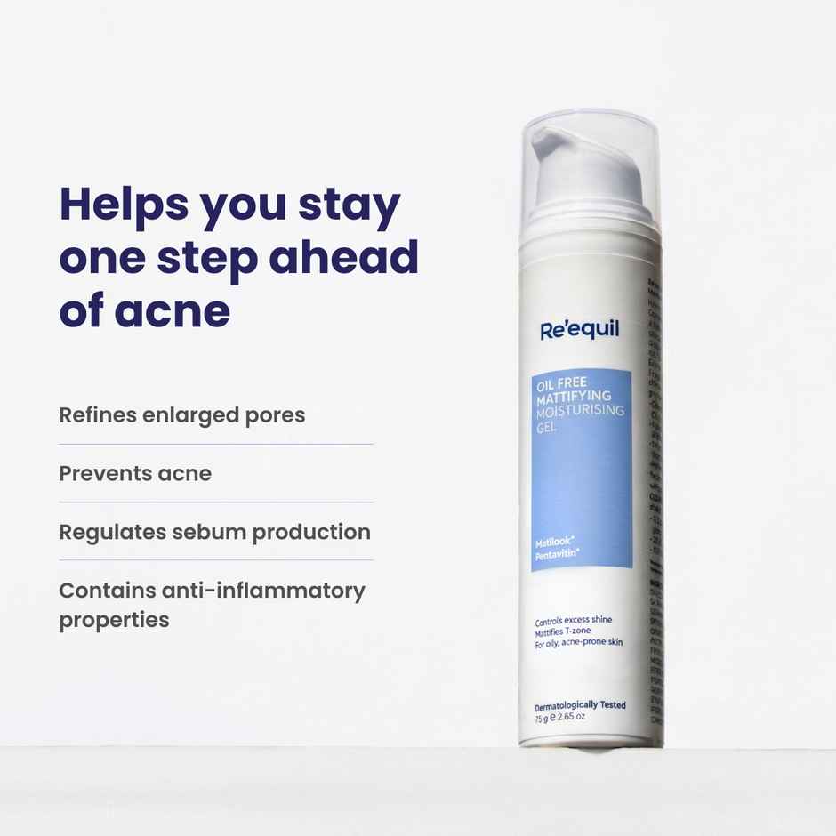 Re'equil Oil Free Mattifying Moisturising Gel