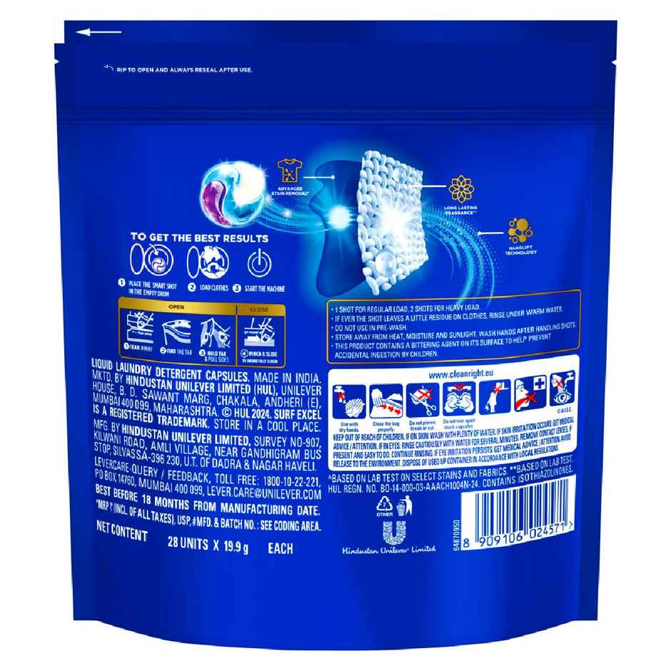 Surf Excel 3 in 1 Smart Shots