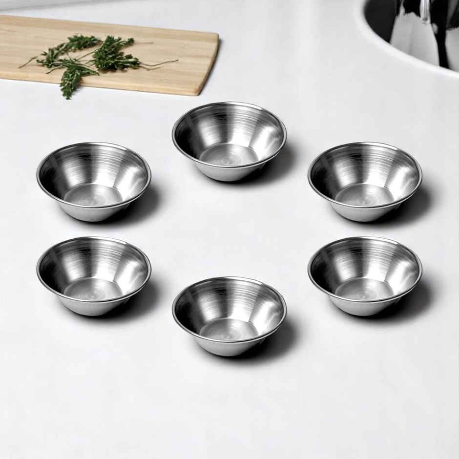 Bombay Kookware Stainless Steel Mini Chutney Bowl, Katori for Cream and Sauces