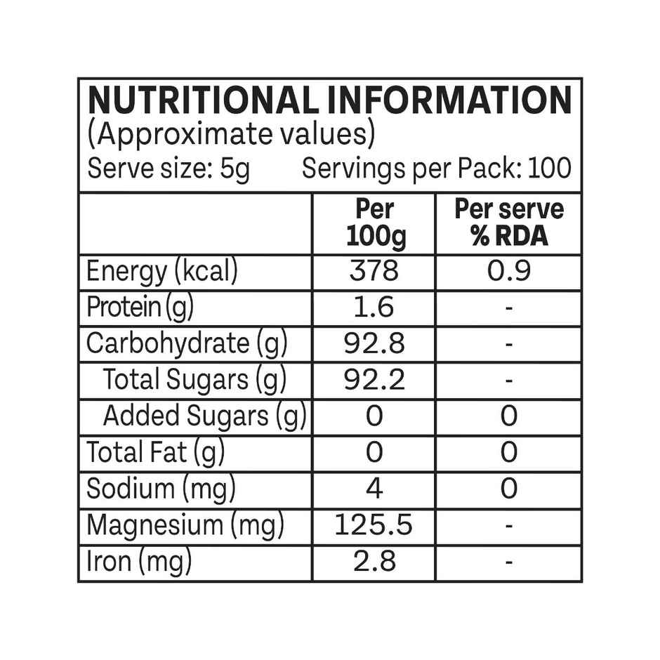 A TATA Product - Organic India Jaggery Powder - Pure & Natural, A Healthy Sugar Substitute