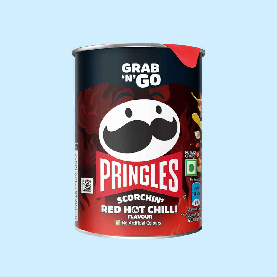 Pringles Scorchin Red Hot Chilli | Spicy & Crispy