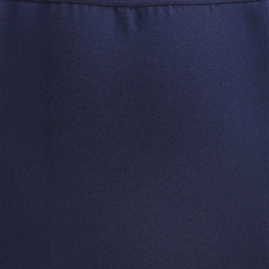 Clovia Cotton Maternity High Waist Hipster Panty (Navy Blue - L)