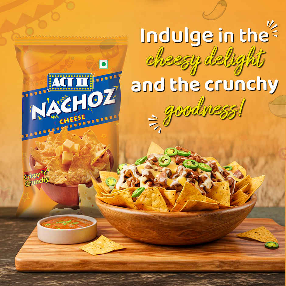 Act II Cheese Nachos - Tortilla Chips | Ready to Eat Snacks | Big Pack