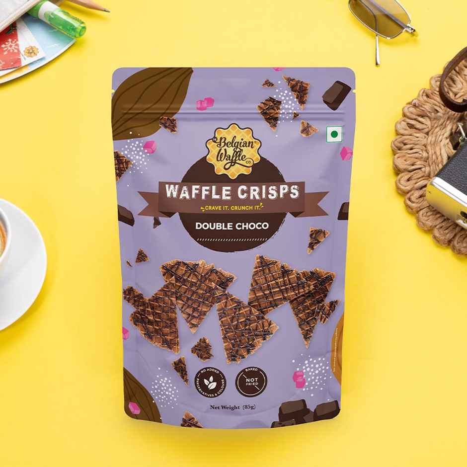 The Belgian Waffle Co Double Choco Crisps