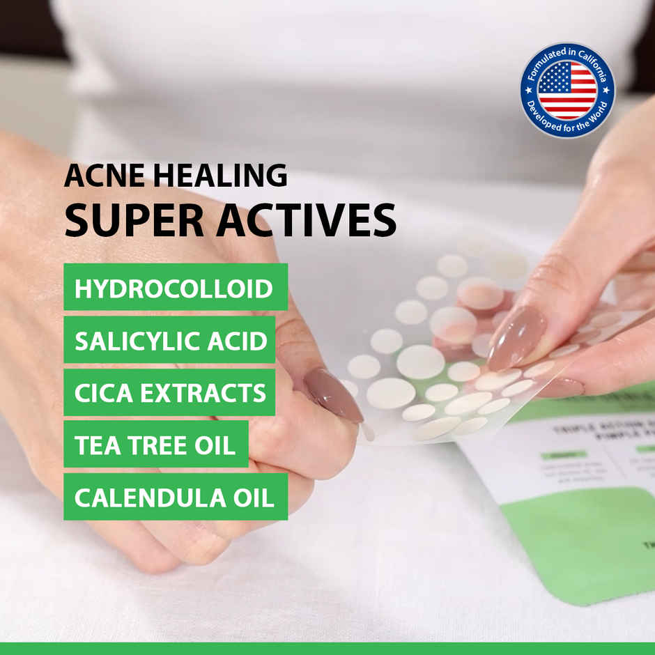 California Skin+ Triple Action Acne Relief Pimple Patches