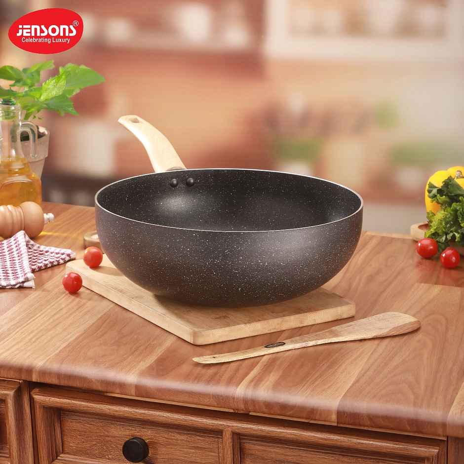 Jensons Cuisine Wok/ Saute Pan 24 cm Induction Compatible