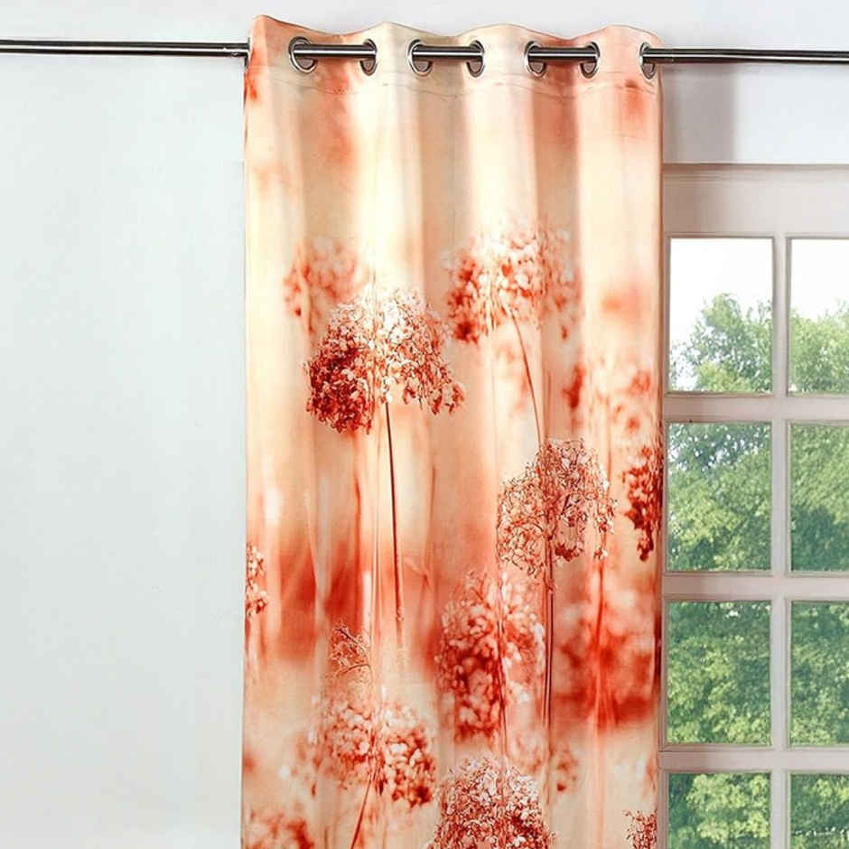 Lushomes Blackout Door Curtain - Jungle Printed | 8 Metal Eyelets | 54 x 108 inch