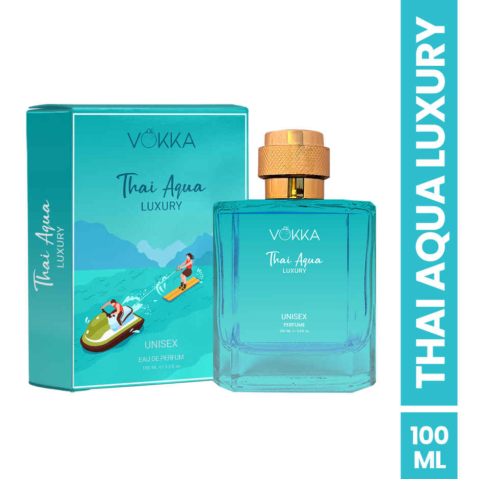 Vokka Thai Aqua Unisex Luxury Long Lasting EDP Aqua Sandalwood Patchouli