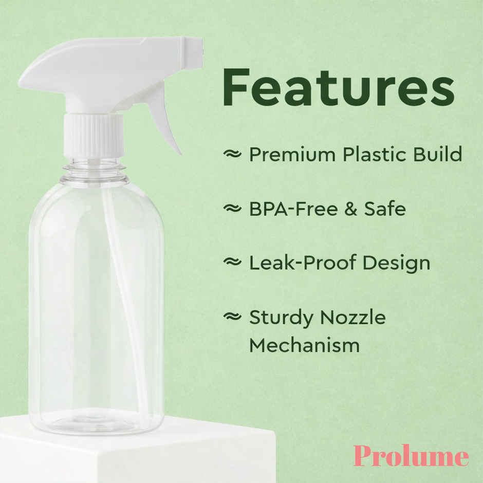 Sanfe Prolume Spray Bottle | 500 ml | Fine Mist Water Sprayer